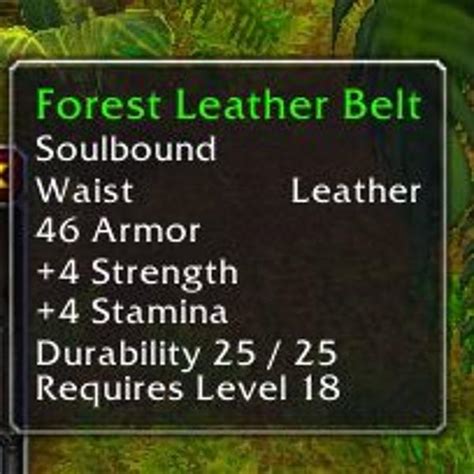 forest leather belt meme.